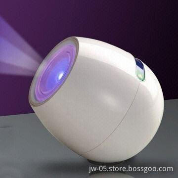 Vibration Speaker with T-Flash Card Slot and 256 Colors Living Light